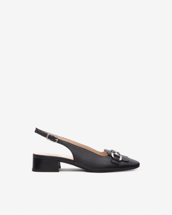 Dècollettè Slingback Nero Giardini - immagine 3