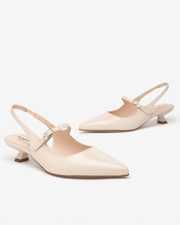 Dècollettè Slingback Nero Giardini - immagine 3