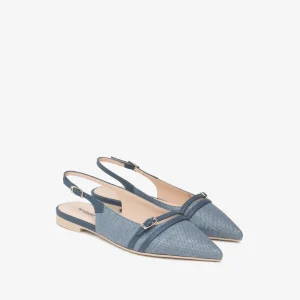 SLINGBACK NERO GIARDINI