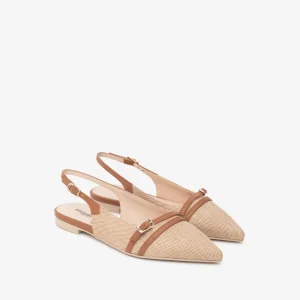 SLINGBACK NERO GIARDINI